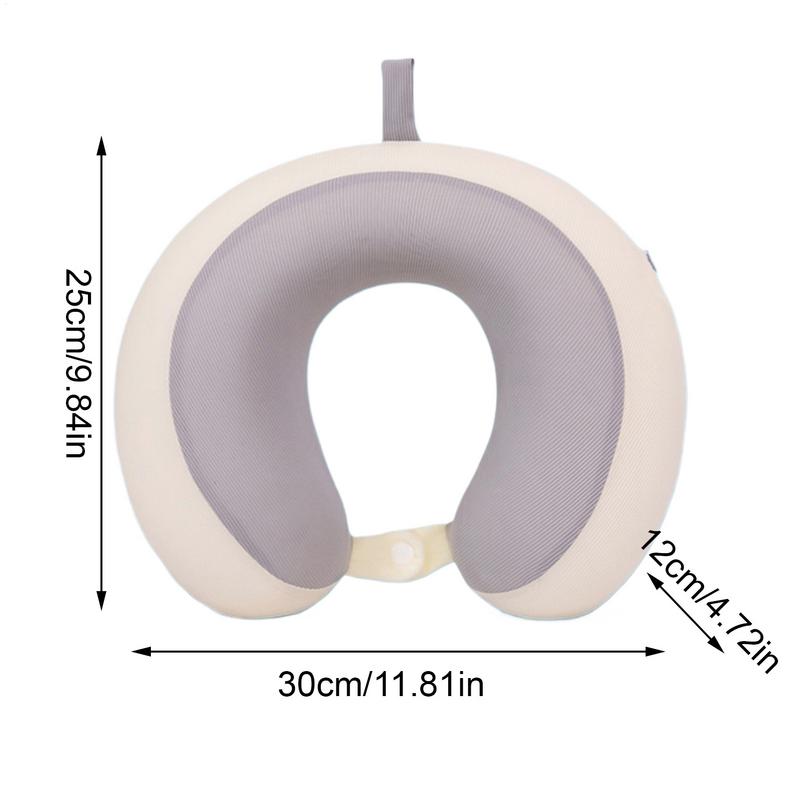 Poduszka podróżna na szyję w kształcie litery U do podróży Ergonomiczna poduszka Podparcie głowy Oddychający design na gorącą pogodę Długa