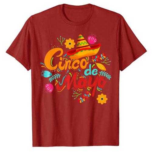 Cinco De Mayo Fiesta Surprise Camisa 5 De Mayo Viva Mexico TShirt Funny Family Graphic Tee Tops Holiday Vacation Clothes Gifts S