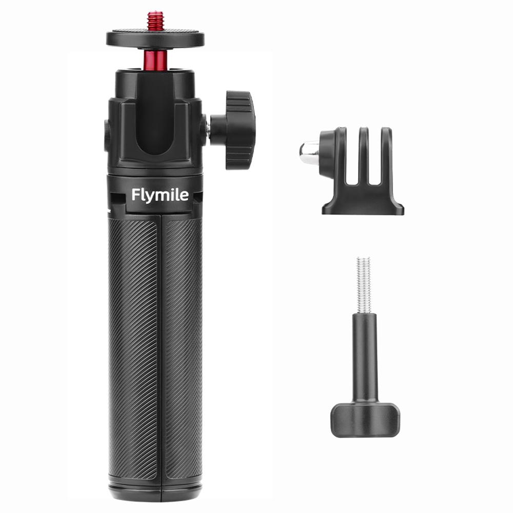 FLYMILE Tripod For DJI Osmo Pocket 3/Insta360 X4/GO 3/GO 3S Extendable Selfie Stick Stand A