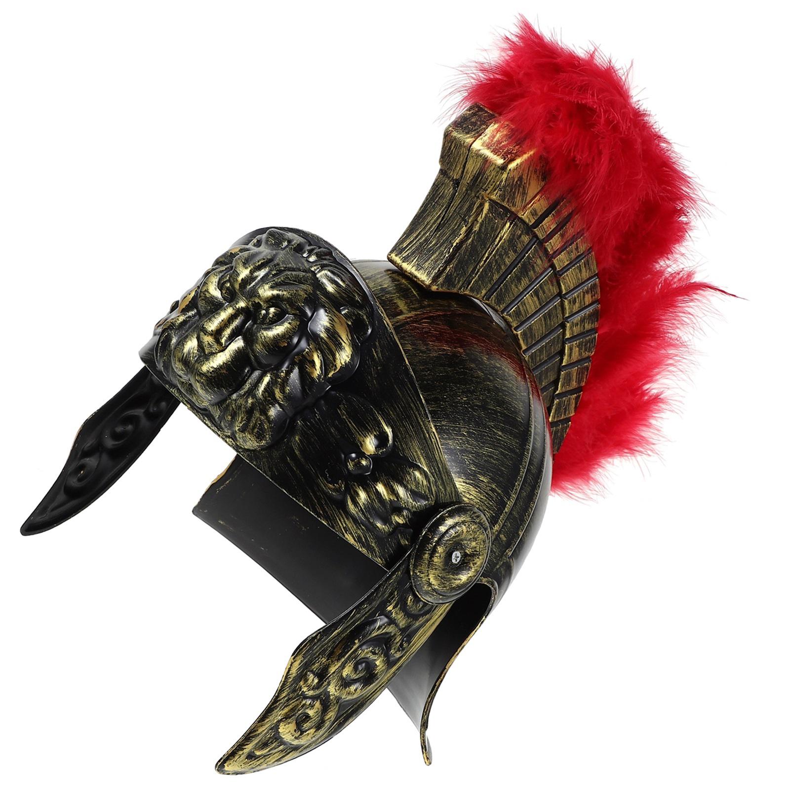 

Samurai Hat Roman Soldiers Medieval Accessories Helmets Adults Costume Men Mask 29.00X21.00X20.00CM золотистый