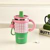 600ml Thermal Water Bottle Creative Coffee Tumbler with Handle  Kitchen Supplies