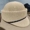 Hat Female Summer Thin Section Breathable British Cap, Show Face Small Perfume Wind Temperament Ageing Sun Shading Duck Tongue Sun Hat