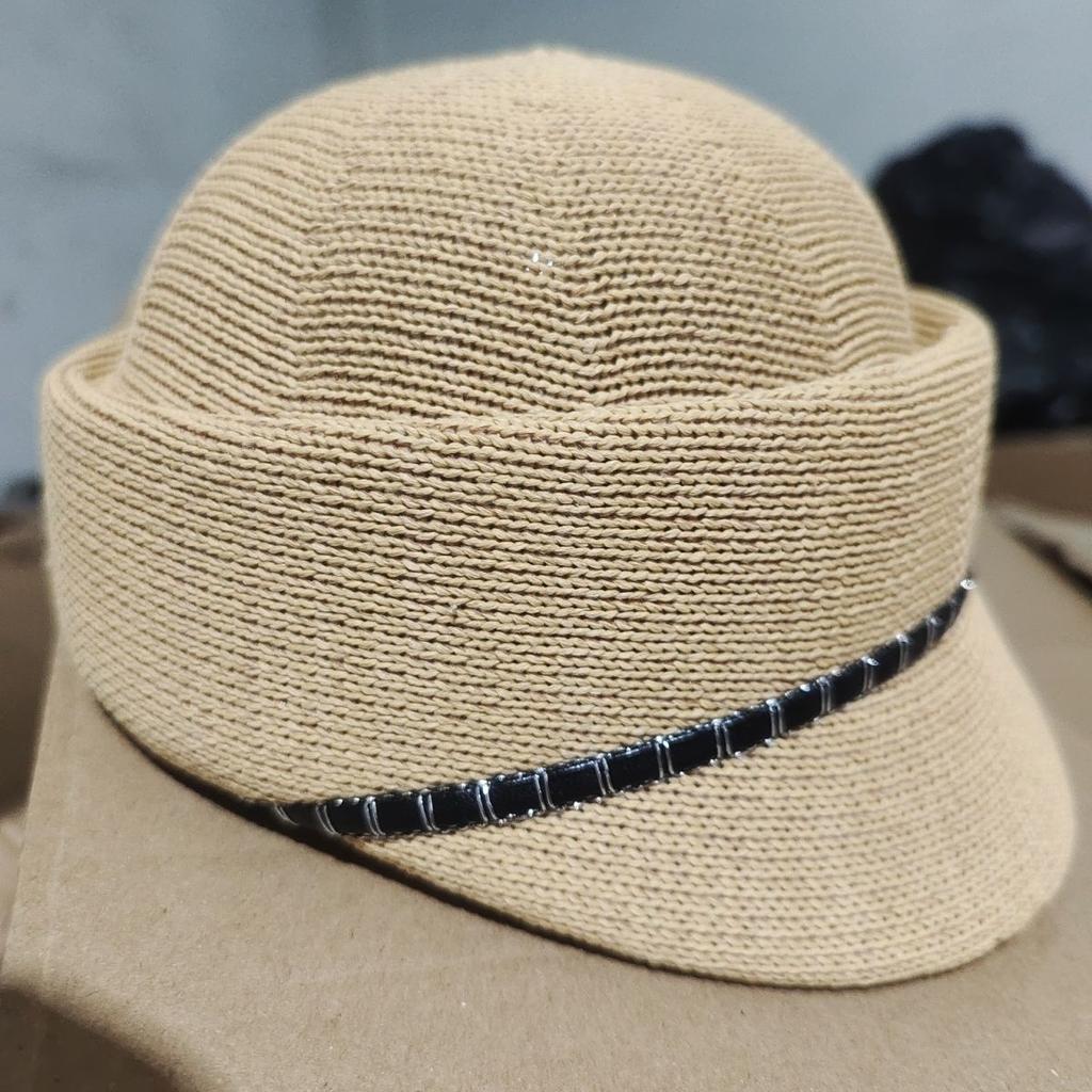 Hat Female Summer Thin Section Breathable British Cap, Show Face Small Perfume Wind Temperament Ageing Sun Shading Duck Tongue Sun Hat