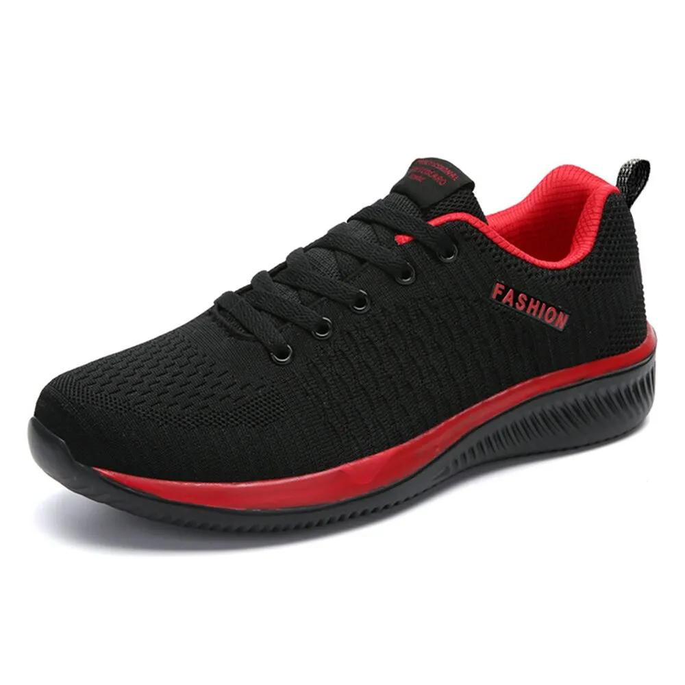 Fashion Men Running Walking Knit Shoes Women Fashion Casual Sneakers Breathable Sport Athletic Gym Lightweight free running couple style