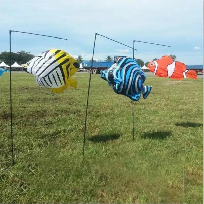 Children s 3D Clownfish Kite: Tropical Ocean Animal Pendant Ornament Ground Fish (Random Color)