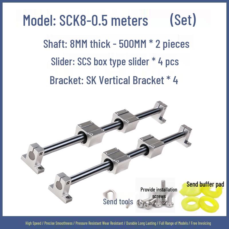 Linear Guide Sliding Table Saw Rail Set for Woodworking