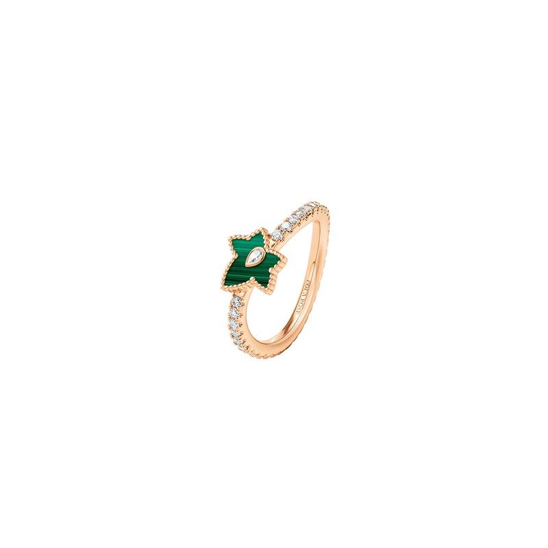 Lola Rose Ivy Series Single Leaf Fashionable Light Luxury Exquisite Elegance Malachite Ring Women s Green LR73621 золотой