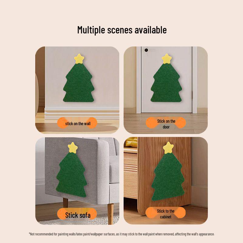 Wear-Resistant Felt Cat Climbing & Scratching Mat – Lint-Free Wall Sticker for Kittens and Cats