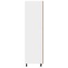 Built In Refrigerator Cabinet Lyon Vintage Wood Look 60 X 57 X 207 Cm Engineered Wood