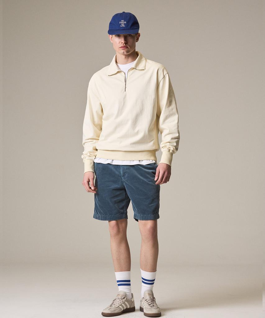 Laijeuaenbillou Sommer-Cord-Shorts, in der Farbe Blau, gefärbt