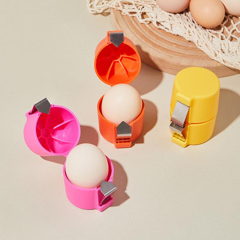 Egg Shell Opener Press Egg Shell Separator Egg Beater Portable Egg Opener Kitchen Handheld Egg Shell Crusher Household