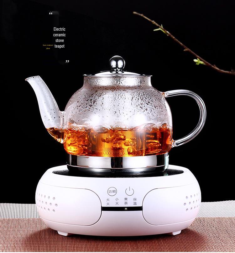 2026 Induction Cooker Glass Teapot: Heat-Resistant, Thickened Kettle for Boiling and Brewing on Ceramic Cooktops