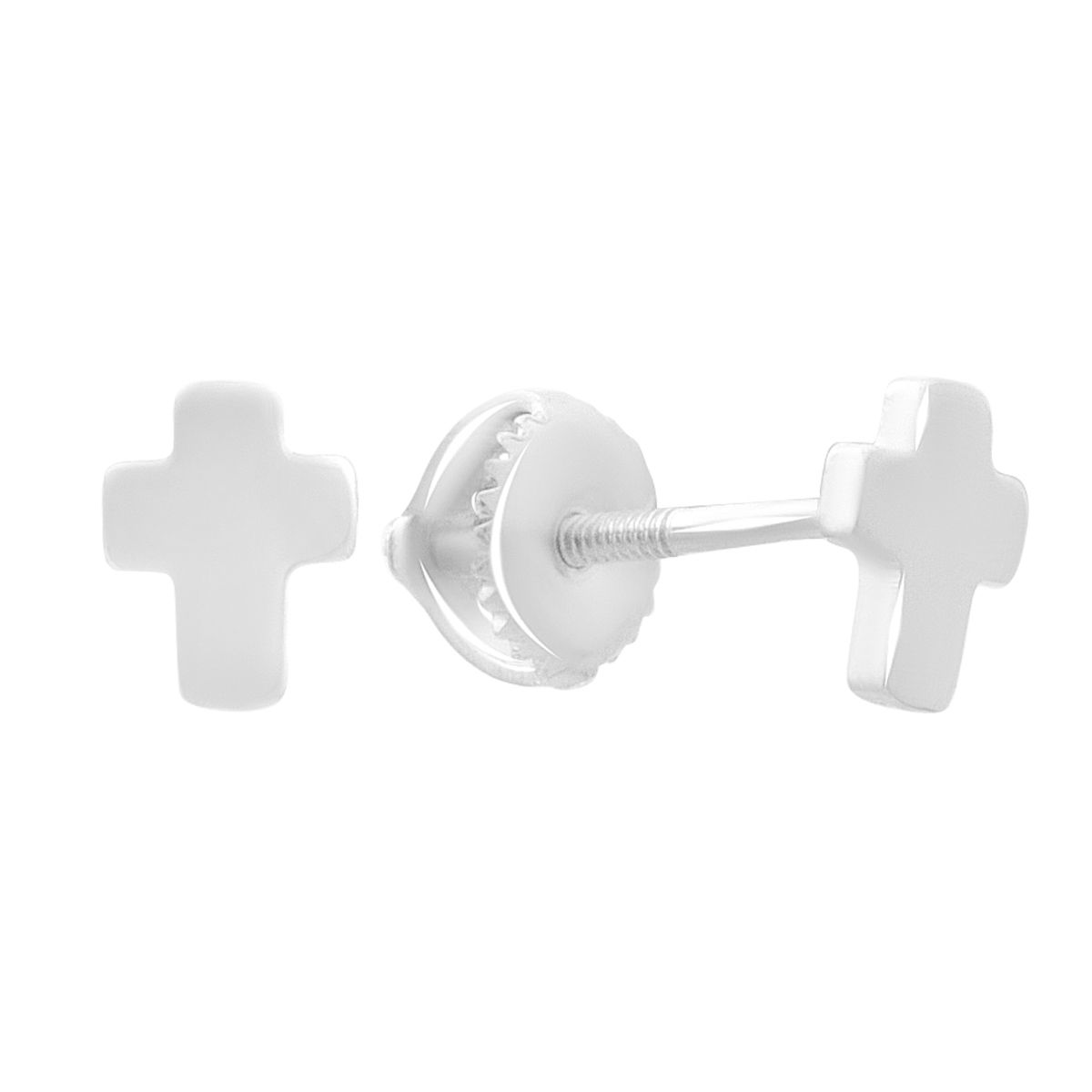 

Silver earrings without stones (2196976)