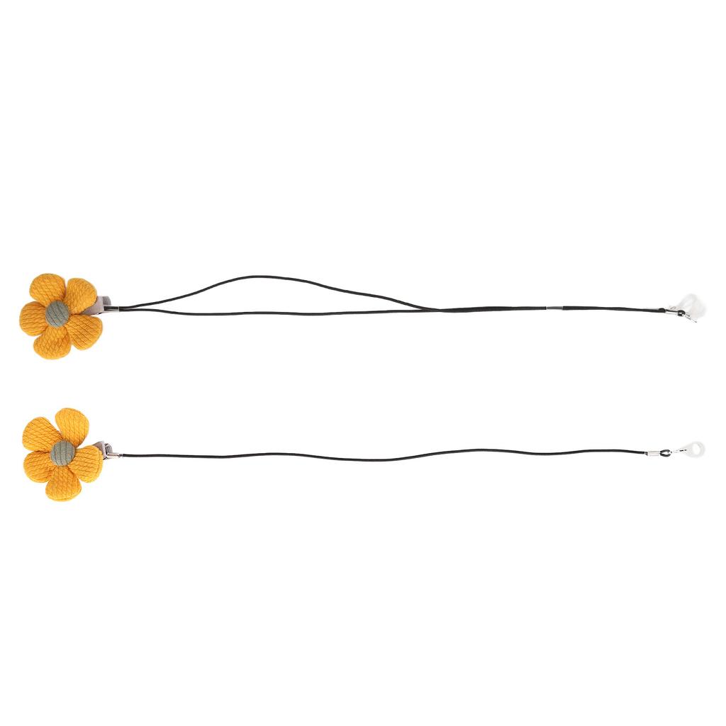 Hearing Aid Clip Prevent Lost Cute Flower Design Fixing Strap Hearing Aid Lanyard for Seniors Childr
