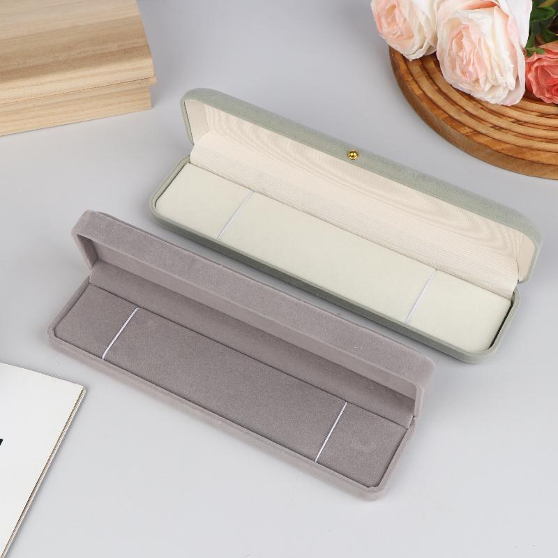 Velvet Jewelry Box Rings Necklaces Earrings Pendants Storage Box For Women Jewelry Packaging