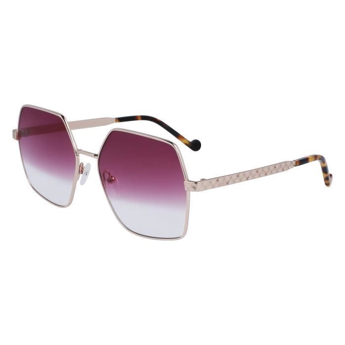 Lunettes de Soleil - LIU JO - LJ152S 722 GOLD MEDIUM - Aviator - Métal - Tendance