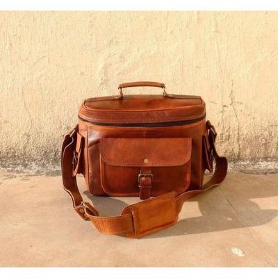 Handmade Leather Camera Bag, Leather Messenger Shoulder Travel Camera Case, DSLR Sony Nikon Cannon Photography Bag, Best Gift