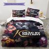 Set Copripiumino Trapuntato Dead by Daylight Federa Decorazione per la Casa Regalo di Compleanno (1 * copripiumino + 2 * federa, senza nucleo)