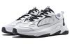 Li Ning Wing Style Cushioning Slip Resistant Abrasion Resistant Support Low Top Casual Shoes Women's Black White AGCT462-3