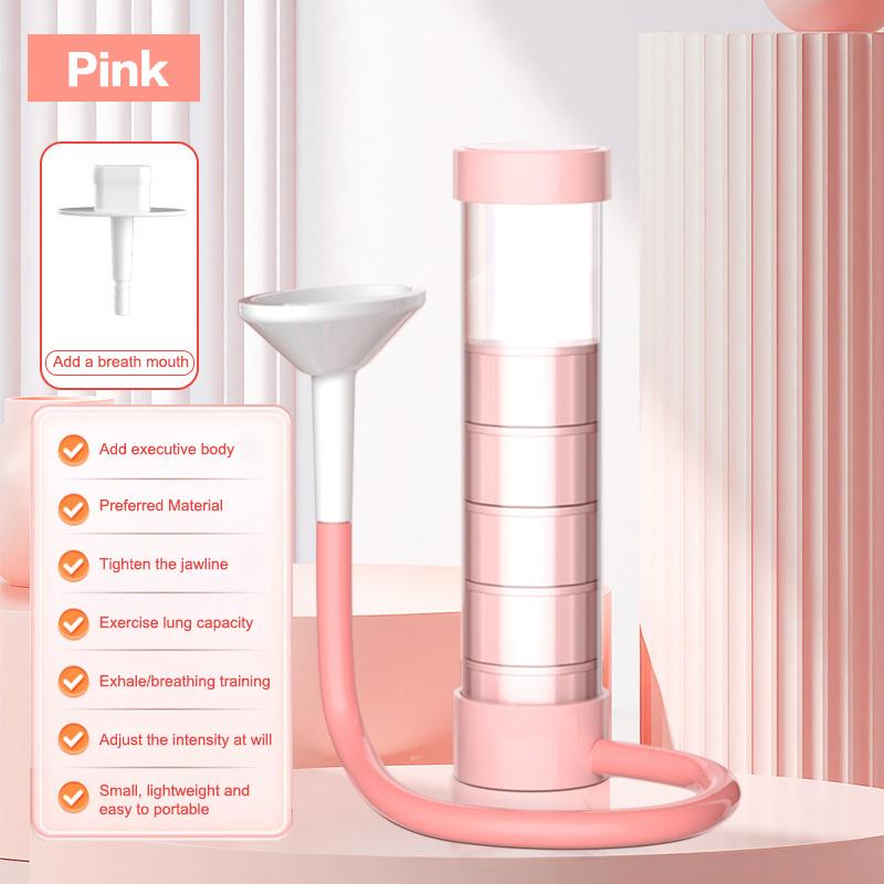 1 Set Atemübungsgerät Bauchmuskeltrainer Tiefatmung Hantel Männer Frauen Erwachsene Lungenkapazität Trainingsgerät