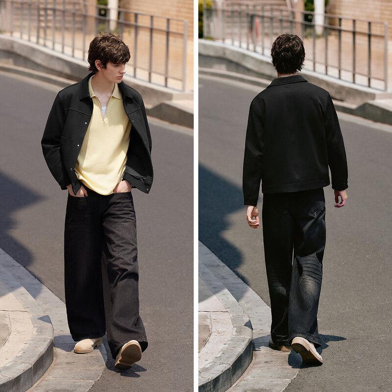 Semir Men's Solid Knitted Jacket