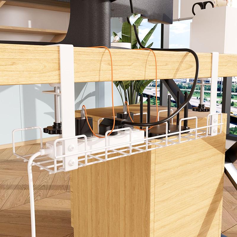 Under Desk Cord Organizer Bathroom Room Toilet Rack Organizers for Tray Wall Hanging Basket