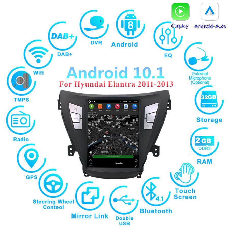 Carplay/Android Auto Head Unit for Elantra 2011-2013