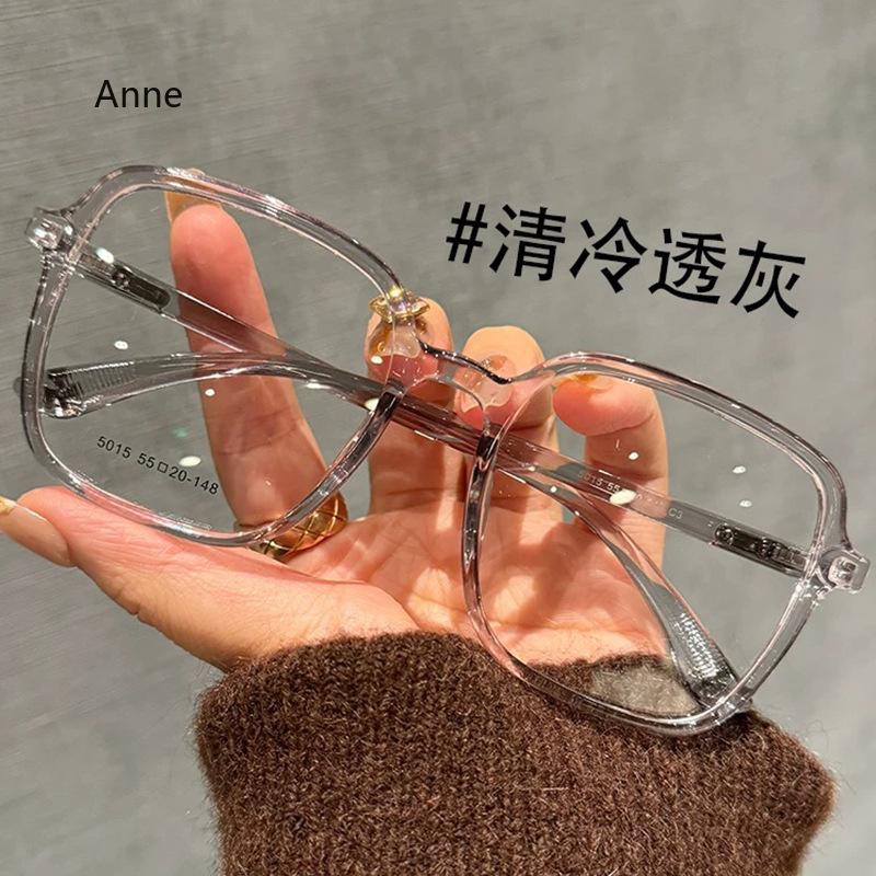 Big Frame Anti-UV Blue Rays Glasses Fashion Vision Care Ultra-light Myopia Glasses Frame PC Eyeglasses Women blue light blocking