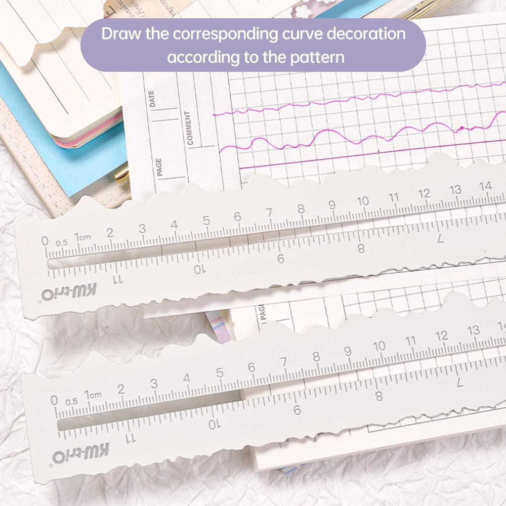 KWtrio Kovové pravítko na trhání papíru Řezací pravítko pro 30 cm 11 palců