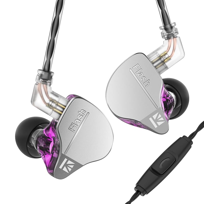 

Yinyoo Canal type earphones wired earphone type KBEAR Flash hybrid earphones stereo in-ear Chinese food earphones with microphone gaming earphones