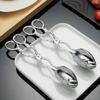 Fashion Embossed Food Tong High Temperature Resistant Food Tongs Kitchen Supplies