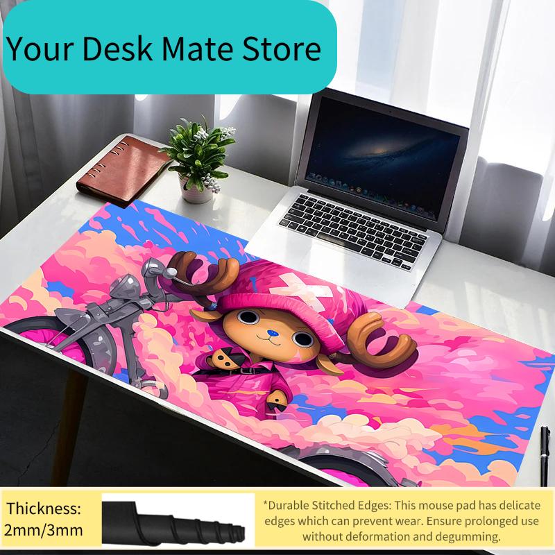 Mouse Pad Computer Gamer PC Accessories Mousepad One Piece Tony Tony Chopper Rubber Non Slip Desk Mat Laptop Gamer Keyboard Pad