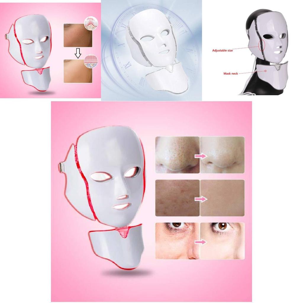 Advanced Beauty Mask With Colorful Led Lights For Home Skincare Photon Rejuvenation