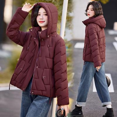Down Cotton Jacket Women's Winter New Korean Version Loose Padded Jacket Thickened Fashion Short Cotton Jacket