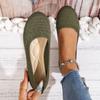 Stylish and Comfortable Low-Cut Single Shoes, Round-Toe Knitted Shoes, Walking Shoes Suitable for Going Out
