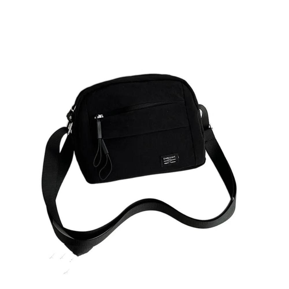 All-match Square Phone Pouch Large Capacity Canvas Crossbody Bag Sports Shoulder Bag  Boys