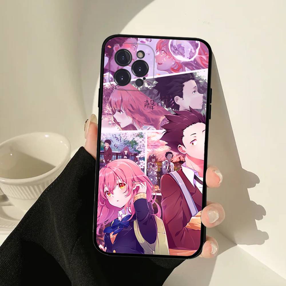 Anime A Silent Voice Phone Case For IPhone 16 15 14 13 12 11 17 Pro Max Simplicity Back TPU Soft Case