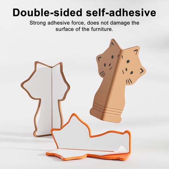 Cat Silicone Anti-Collision Pad Self-Adhesive Baby-proof Safety Corner Protector Thickened Home Living Room Wall Corner Protection Bumper Guard
