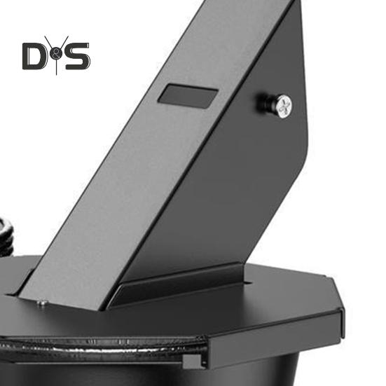 Fetteimer hinten, Fettauffangbehälter mit Rohrdeckel, Grillfett-Ablaufsystem mit Folien-Eimereinlagen für Grillplatten, Räucherfass