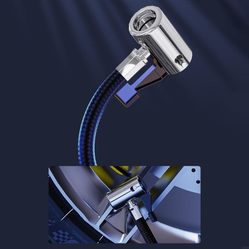 400B 100PSI Car Digital Electric Tire Inflator Portable Air Compressor 12V