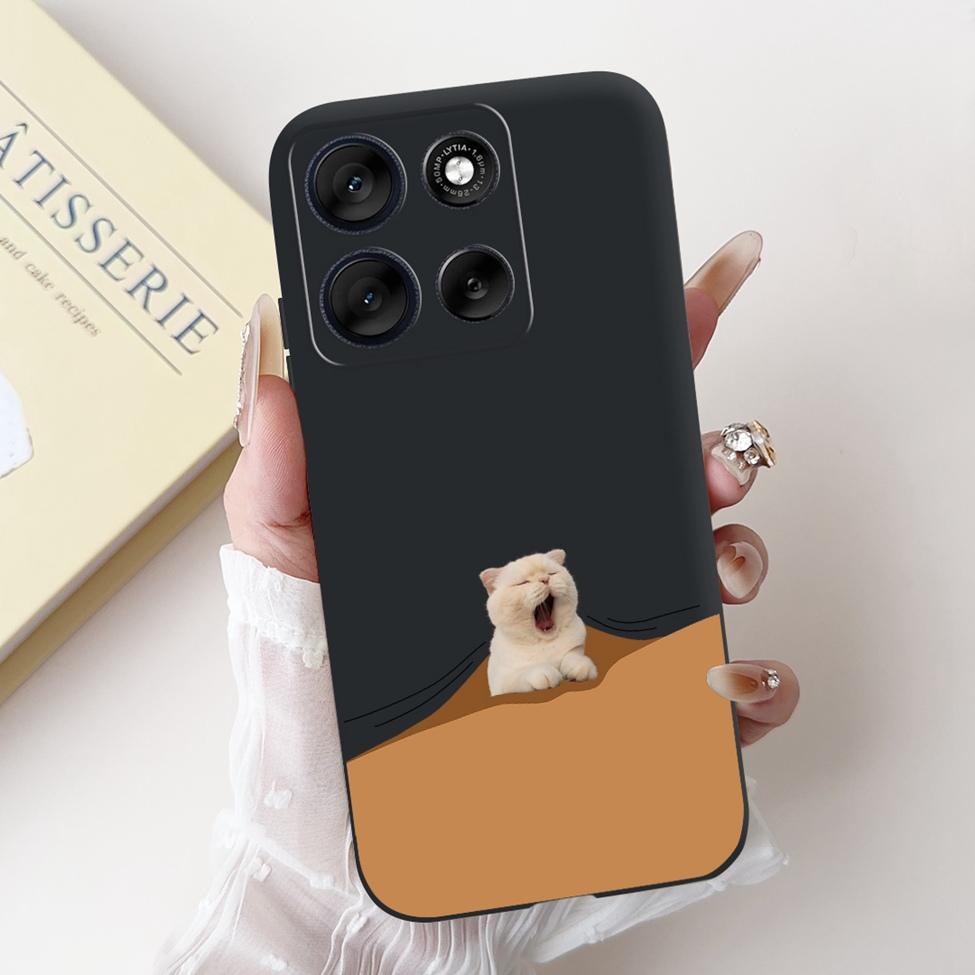 5G For Motorola Moto G56 G86 Cover For Motorola Moto G86 Case Silicone Fashion Butterfly Luxury Cute Funny Painted Back Cover