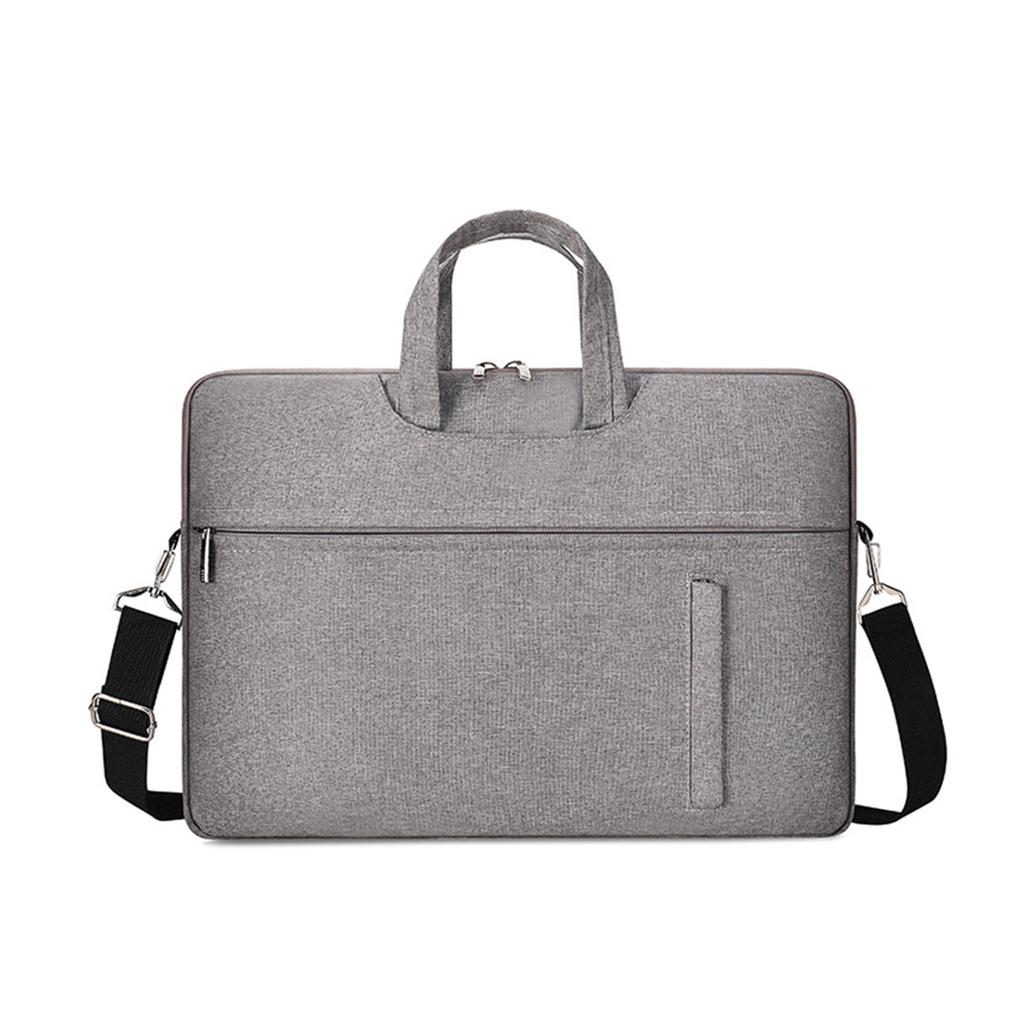 Protective Carrying Case Notebook Handbag Oxford Cloth Laptop Computer Bag with Shoulder Strap Splash-proof Portable