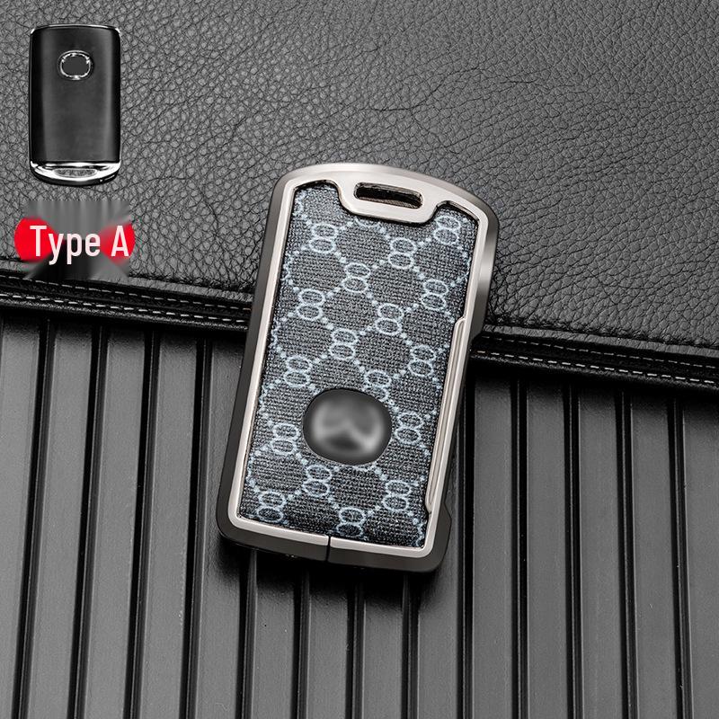 Multi-Color Full-Cover Metal Key Case for 2021+ Mazda CX-30, CX-5, Axela