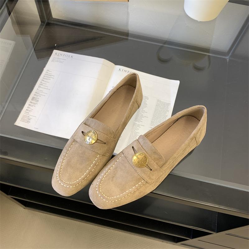 Fashion Flats Classic Ladies Slip-on Handmade Penny Loafers Autumn 2024 New Designer Mules Shoes Female Retro Moccasins Zapatos De Mujer