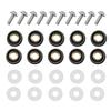 Motorcycle Windscreen Screws Fasteners Fairing Kit 5mm Windscreen Screws Nuts Fairing Bolt Kit Screws Fasteners 10pcs