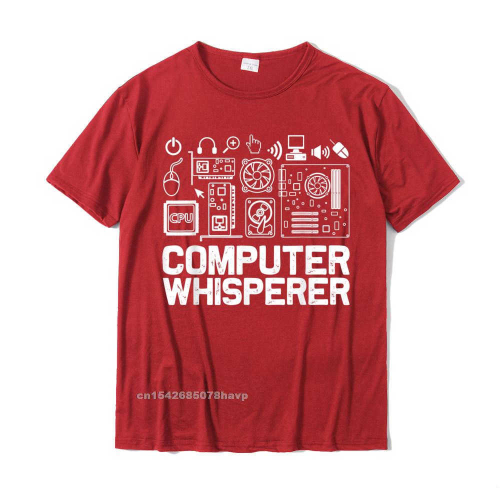 Computer Whisperer Shirt IT Tech Support Nerds Geek TShirt TShirt Cotton Tops T Shirt Funny Brand New 3D Printed Tshirts