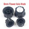 Metal Knob Power Amplifier Potentiometer with 6mm Shaft & Plastic Cap