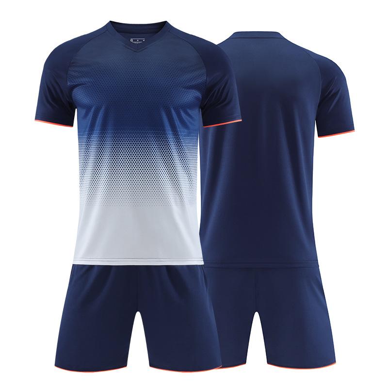 Football Match Suit Group Buying Team Uniform Training Uniform Men's Adult Children's Football Jersey Clothes Summer