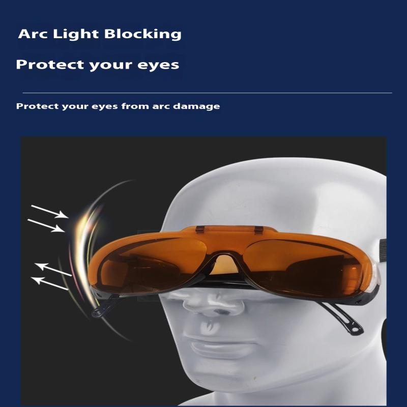 Gas Argon Arc Welding Solar Protective Glasses Anti Glare Polishing Safety Working Eyes Protector Equipment Welder Goggles