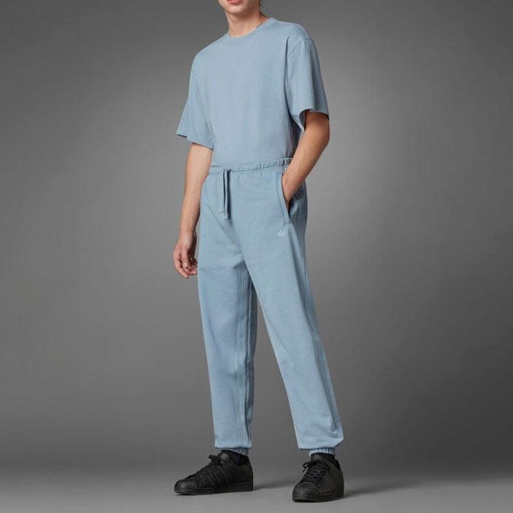 Adidas Originals Trefoil Logo Solid Joggers Men Bottoms Blue HD4817